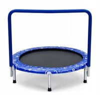 SKŁADANA TRAMPOLINA Z PORĘCZĄ DLA DZIECI DO ZABAWY I ĆWICZEŃ MAŁA DO DOMU