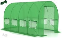 TUNEL OGRODOWY FOLIOWY SZKLARNIA FOLIA 4,5x2x2m 450x200x200cm