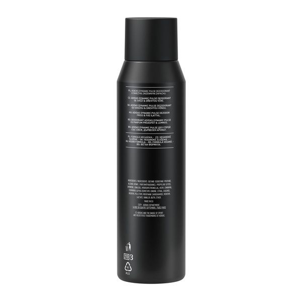 ADIDAS DYNAMIC PULSE DEZODORANT W SPRAYU DLA MĘŻCZYZN 150 ML zdjęcie 10