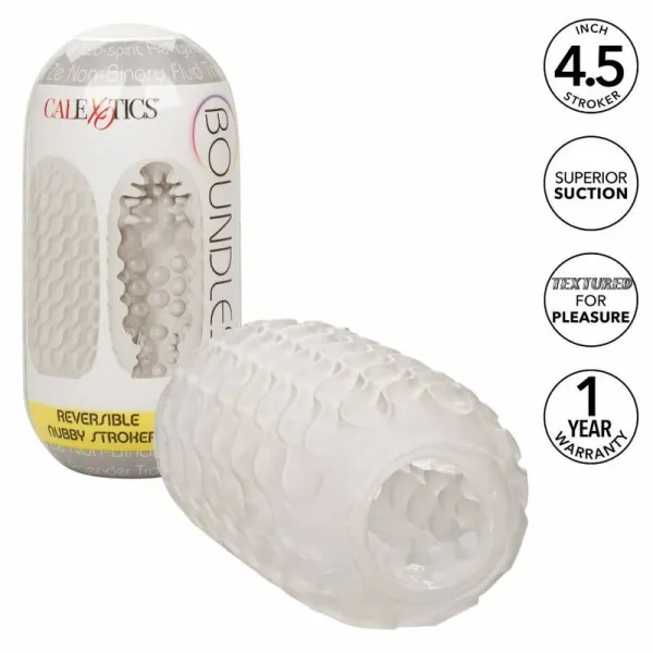 calexotics boundless reversible nubby - dwustronna maszyna intymna zdjęcie 2