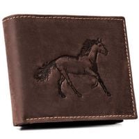 duży, brązowy portfel męski ze skóry naturalnej wyposażony w system rfid