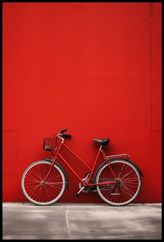 Plakat 68x101cm Czerwony Rower na Arena.pl