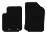 Dywaniki przednie welurowe czarne do: Citroen C3 Pluriel 2003-2010 cabrio