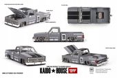 MINI GT CHEVROLET SILVERADO KAIDO V2 1980 Light grey 1:64