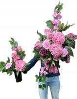 STROIK na pomnik cmentarz wiązanka bordowe chryzantemy kompozycja na