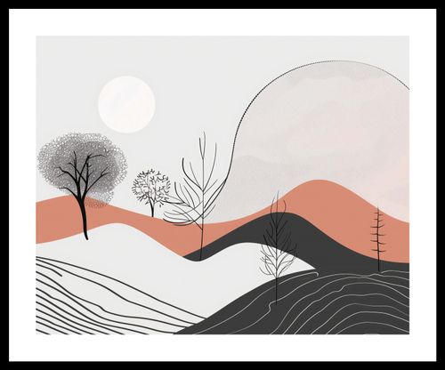 Plakat 50x40cm Półcień Widoku na Arena.pl