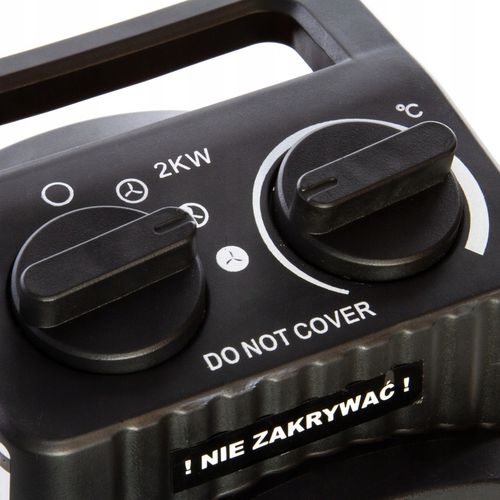 NAGRZEWNICA ELEKTRYCZNA 2000W OGRZEWACZ WENTYLATOR TERMOWENTYLATOR FARELKA na Arena.pl