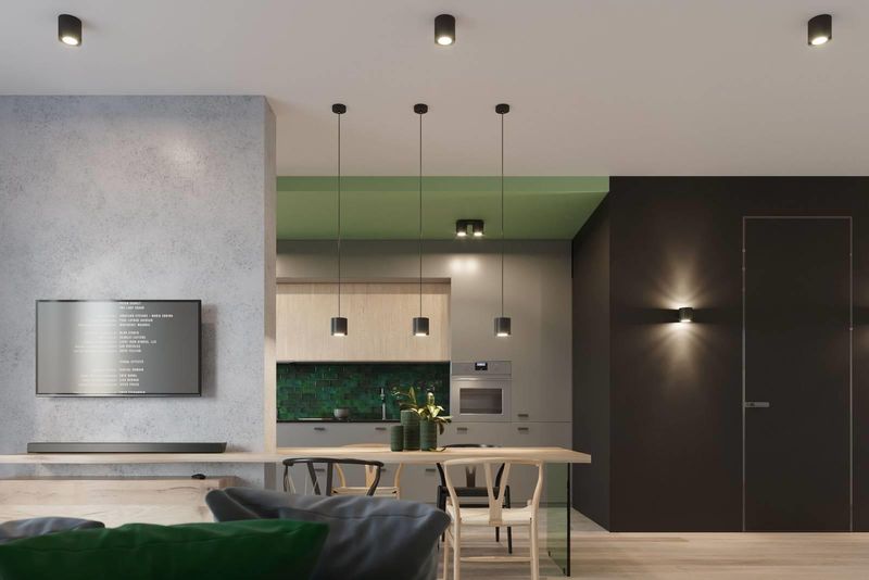 Wisząca LAMPA SL.0051 metalowa OPRAWA zwis tuba czarna zdjęcie 5