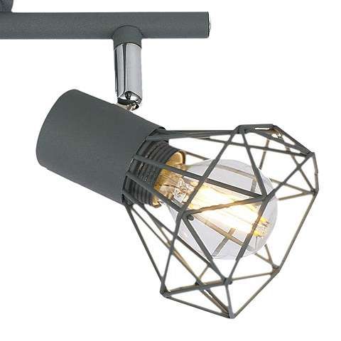 LAMPA sufitowa VERVE 92-60976 Candellux metalowa OPRAWA listwa SPOT reflektorki drut loft szary zdjęcie 2