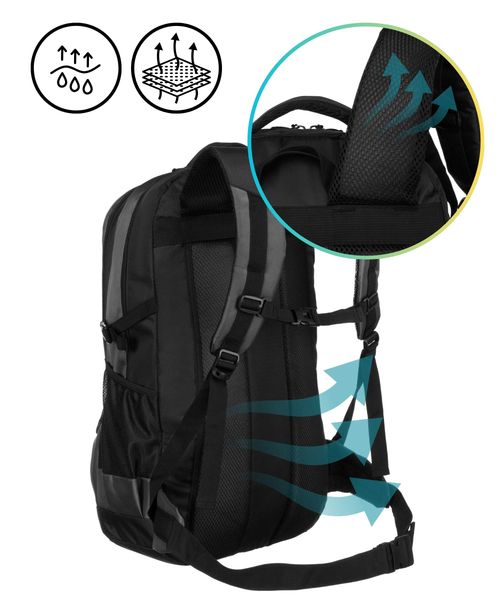 plecak ptn pwy-01-6232 black+gray zdjęcie 9