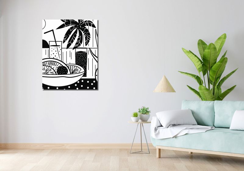 Obraz 70x90cm Tropikalna Przegrycha zdjęcie 2