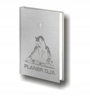 Planer DLA DJ ksiażkowy kalendarz A5 złoty srebrny 2026 grawer