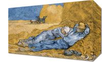 Obraz 30x20cm Siesta, Van Gogh Vintage do Salonu