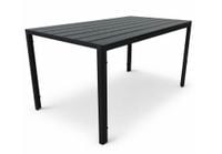 Stół ogrodowy 130x70 ALLEN-ST polywood czarny balkon taras