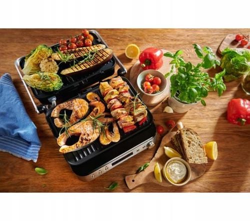 Grill kontaktowy elektryczny RAVEN EGE005 2000W płyty do gofrów na Arena.pl