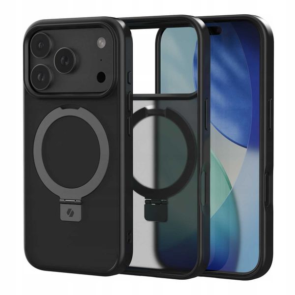 Spacecase Ring Pro Iphone 17 Pro Max Black zdjęcie 8