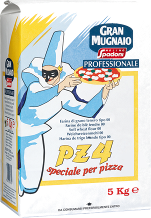 MOLINO SPADONI Pz4 mąka do pizzy o długim czasie wzrostu 10-20 godz. 5 kg 