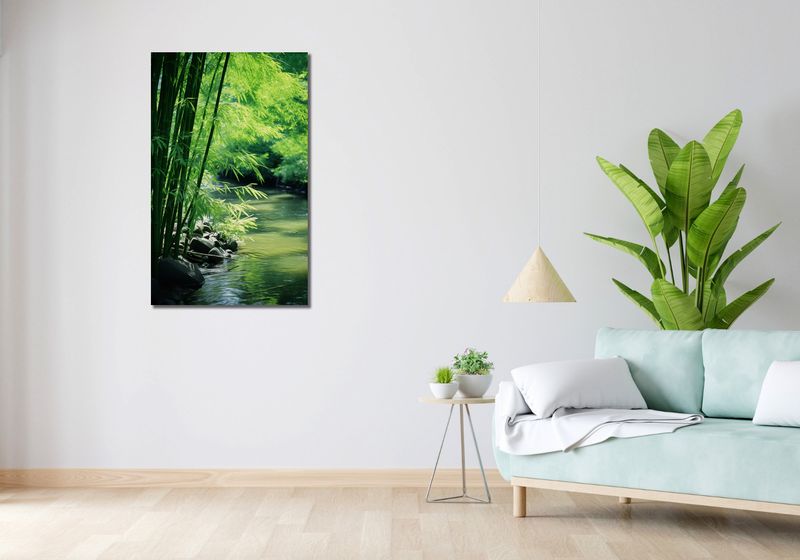 Obraz 60x100cm Spokój Bambusów zdjęcie 2