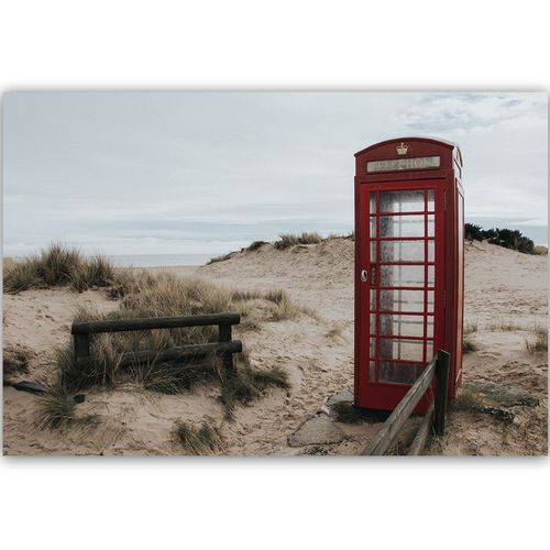 Deco Panel, Budka telefoniczna na plaży 90x60 na Arena.pl