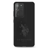 us polo ushcs21lslhrtbk s21 ultra g998czarny/black silicone on tone