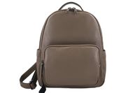 Eleganckie plecaki skórzane - Beżowe ciemne