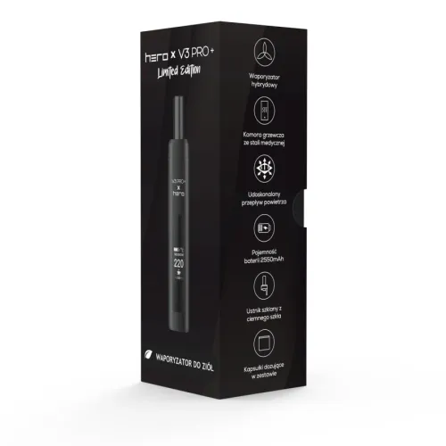 X-MAX V3 Pro Plus x HERO - waporyzator przenośny - czarny na Arena.pl