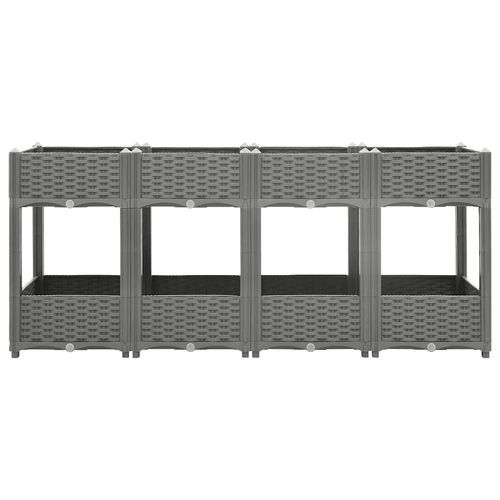 Donica do podwyższonej rabaty, 160x40x71 cm, polipropylen na Arena.pl