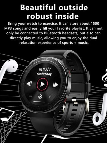 SMARTWATCH MĘSKI Rubicon RNCE68 - WYKONYWANIE POŁĄCZEŃ (sr016b) na Arena.pl