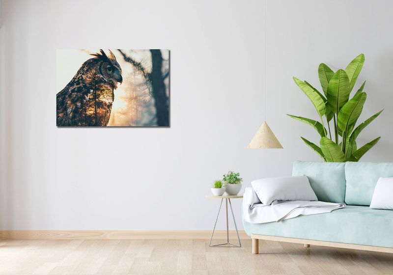 Obraz 90x60cm Sowi Duch zdjęcie 2