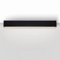 Liniowa lampa natynkowa Lupinus 3115010103-1 Elkim LED 16W 3000K czarna