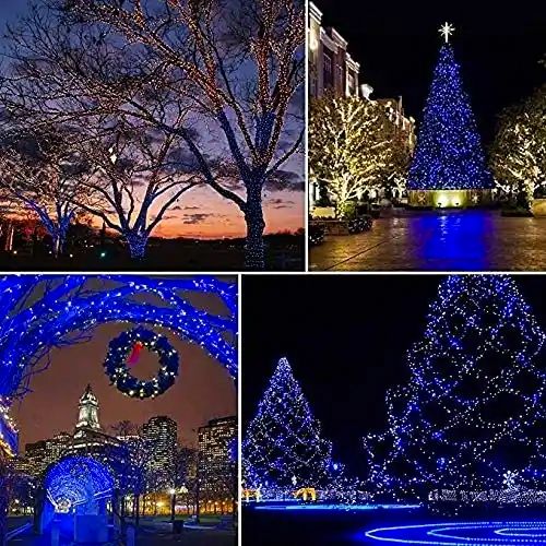 LAMPKI CHOINKOWE 1000 LED ZEWNĘTRZNE FLASH EFEKT ISKIERKI GRUB KABEL multi na Arena.pl