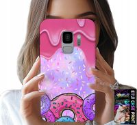 ETUI DO SAMSUNG GALAXY S9 - SŁODKIE DONUTY Z LUKREM W TLE + FOLIA