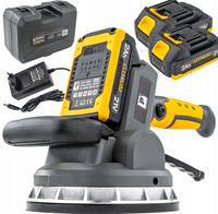 PRZYSSAWKA WIBRACYJNA DO UKŁADANIA POZIOMOWANIA PŁYTEK WIBRATOR 21V 2x AKU