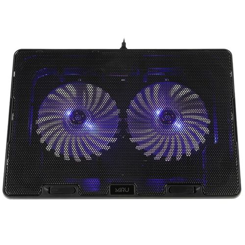 PODSTAWKA CHŁODZĄCA POD LAPTOPA 15,6" CZARNA REGULOWANA PODKŁADKA LED Z USB na Arena.pl