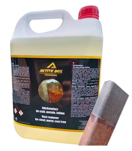 Odrdzewiacz profesjonalny stal żeliwo metal 5 litrów AKTIVE BOX AB1203 na Arena.pl