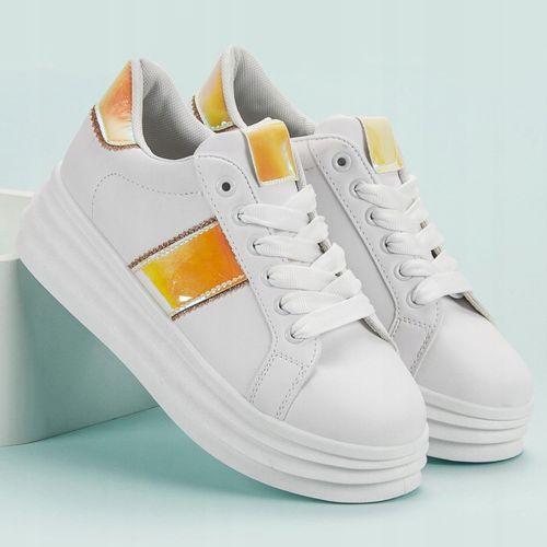 Białe Obuwie Na Platformie r.41 na Arena.pl