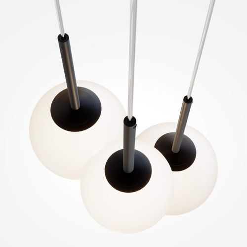 Potrójna lampa wisząca Basic Form MOD321PL-03B zwisy czarne na Arena.pl