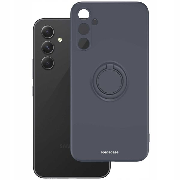 Spacecase Silicone Ring Galaxy A54 5G Black zdjęcie 2