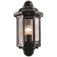 Kinkiet elewacyjny Traditional 1818S Saxby latarnia vintage IP44 czarny