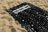 RĘCZNIK Gwiazdki z twoim dowolnym tekstem 140x75cm 024G