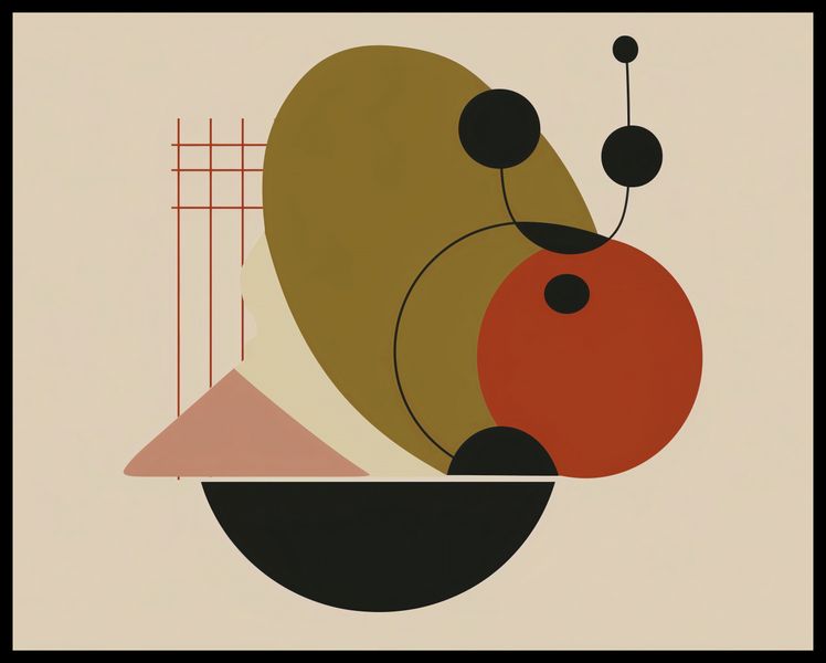 Plakat 76x60,5cm Geometryczny Balans zdjęcie 2
