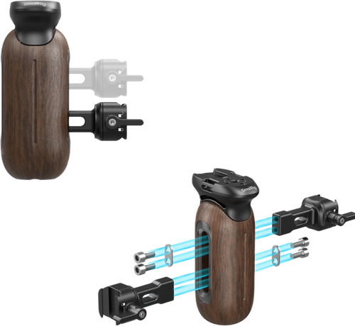 SmallRig  5239 Drewniany uchwyt boczny z zaciskiem NATO na Arena.pl