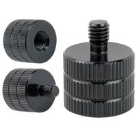 adapter 1/4" żeński na m5 męski przejściówka aluminiowa do kamer statywów