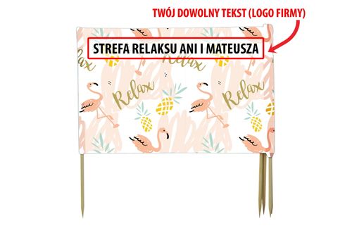 PARAWAN PLAŻOWY Lato z indywidualnym napisem 3 PANELE 43.3 na Arena.pl