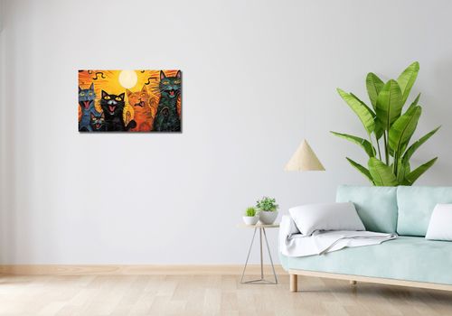 Obraz 70x40cm Kocie Koncertowanie na Arena.pl