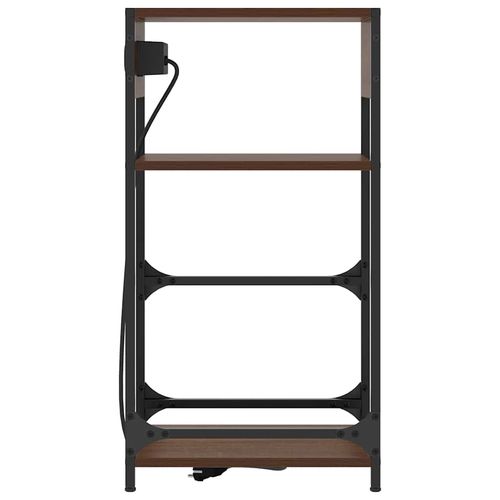 Szafka Nocna z szufladą Brązowy dąb 40 x 27 x 76 cm na Arena.pl