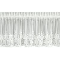 Zazdrostka Nira 150x40 kremowa haftowana firana