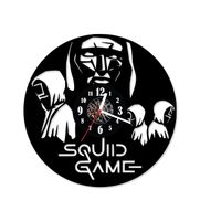 Zegar ścienny z płyty winylowej 184.13 Squid Game