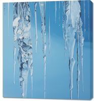Obraz 90x100cm Kryształowe Sople