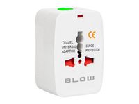 Wtyk sieciowy uniwersalny/EUROPE biały